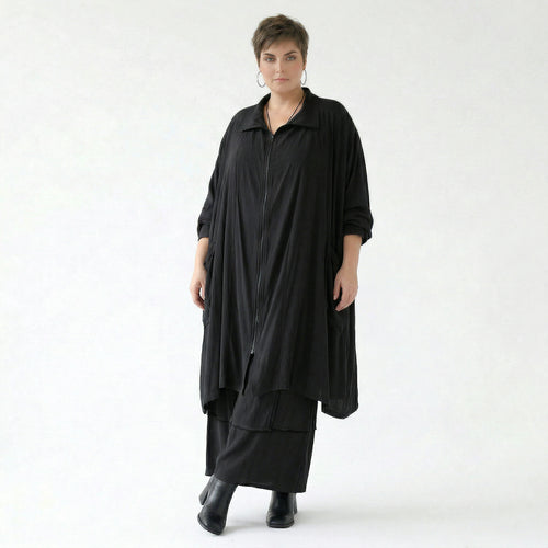 Ballonhose von AKH Fashion aus Viskose, 1576.07189, Schwarz, Ausgefallen, Zeitlos, Schick