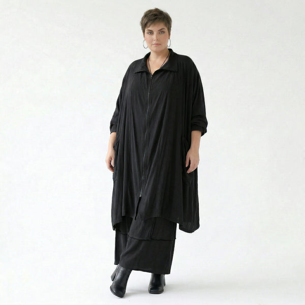 Ballonhose von AKH Fashion aus Viskose, 1576.07189, Schwarz, Ausgefallen, Zeitlos, Schick