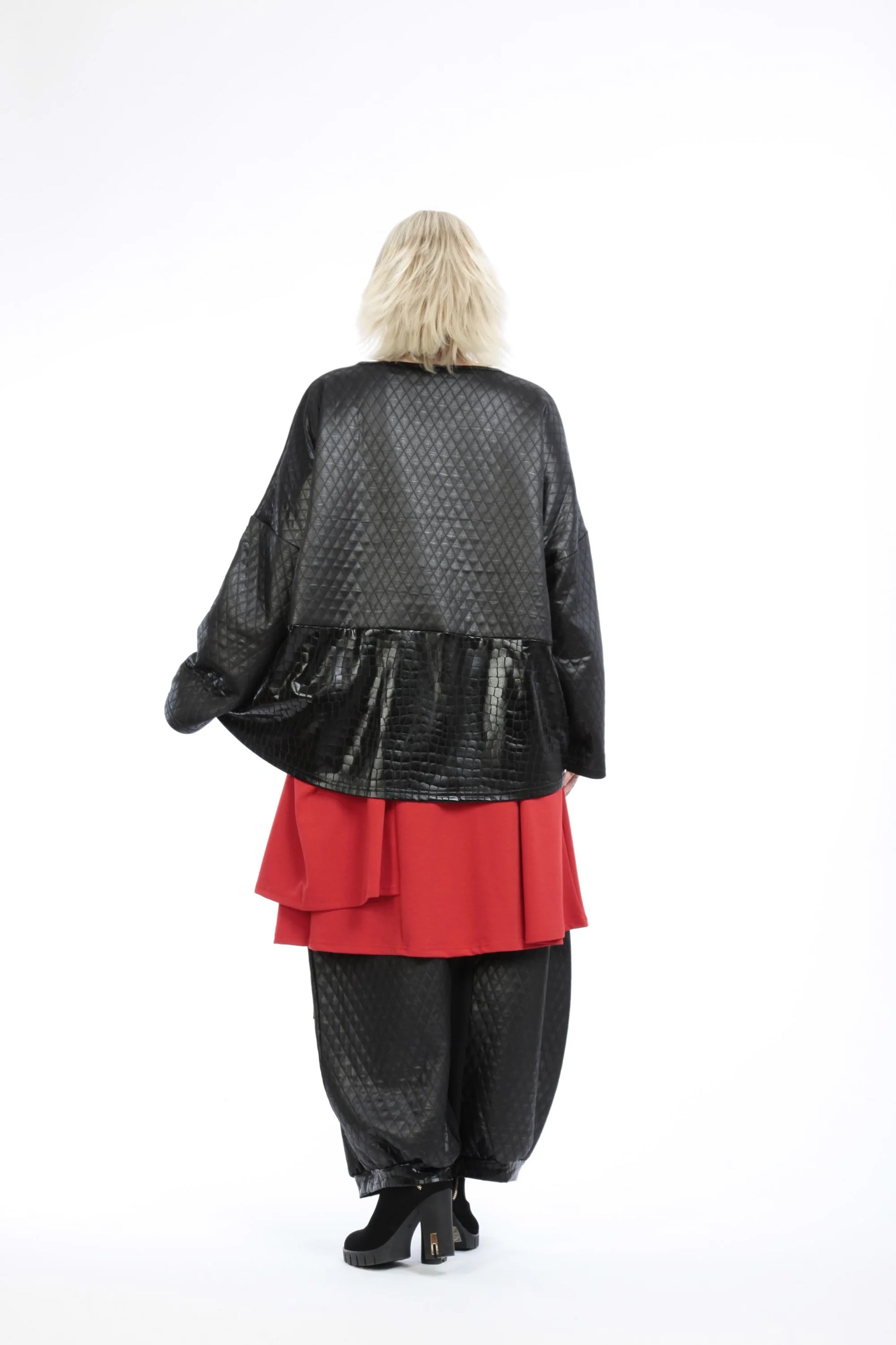  Bigshirt von AKH Fashion aus Viskose in kastiger Form, 1222.06888, Schwarz, Schick, Modern