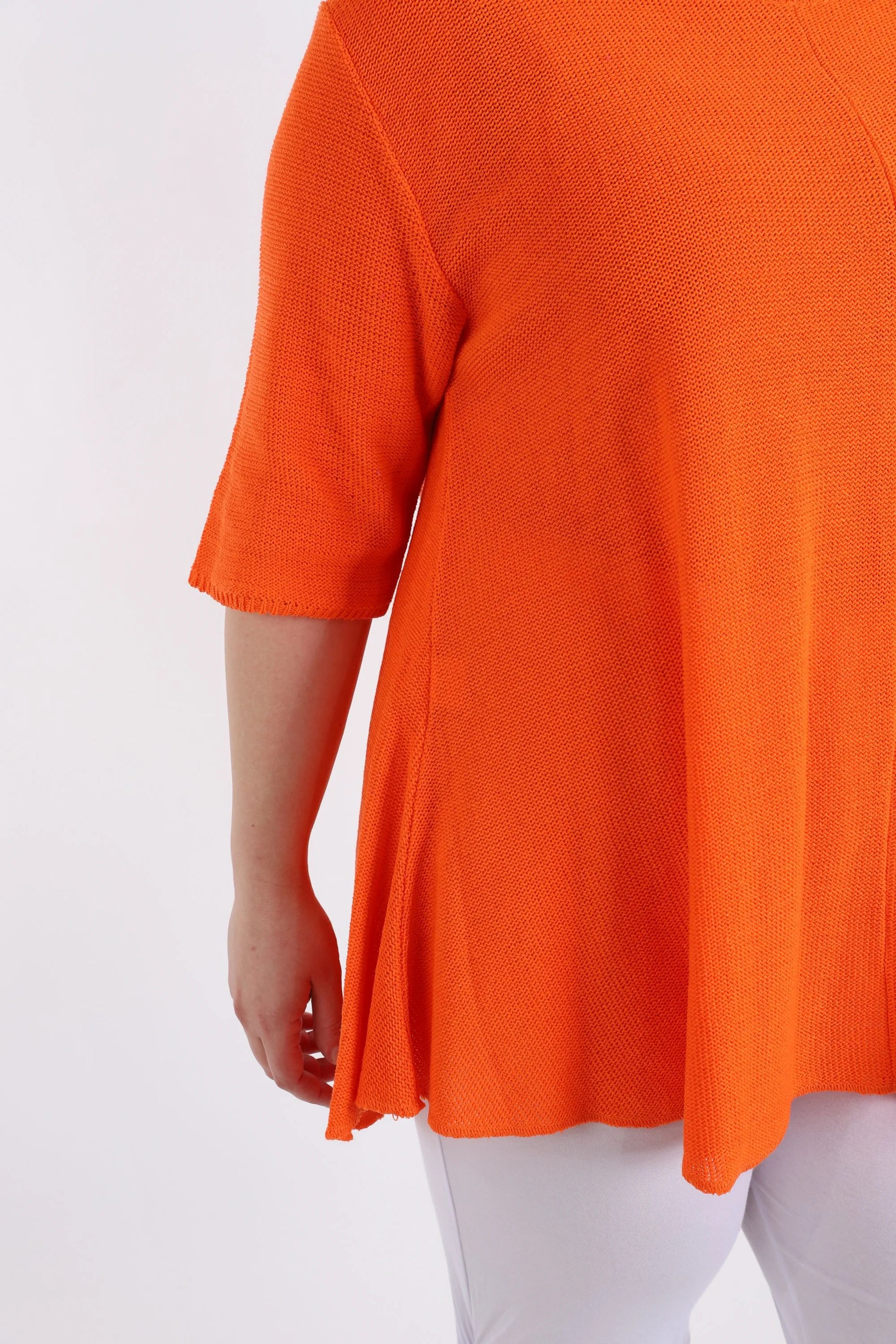  Shirt von AKH Fashion aus Baumwolle in Glocken-Form, 1110.01892, Orange, Schick, Modern