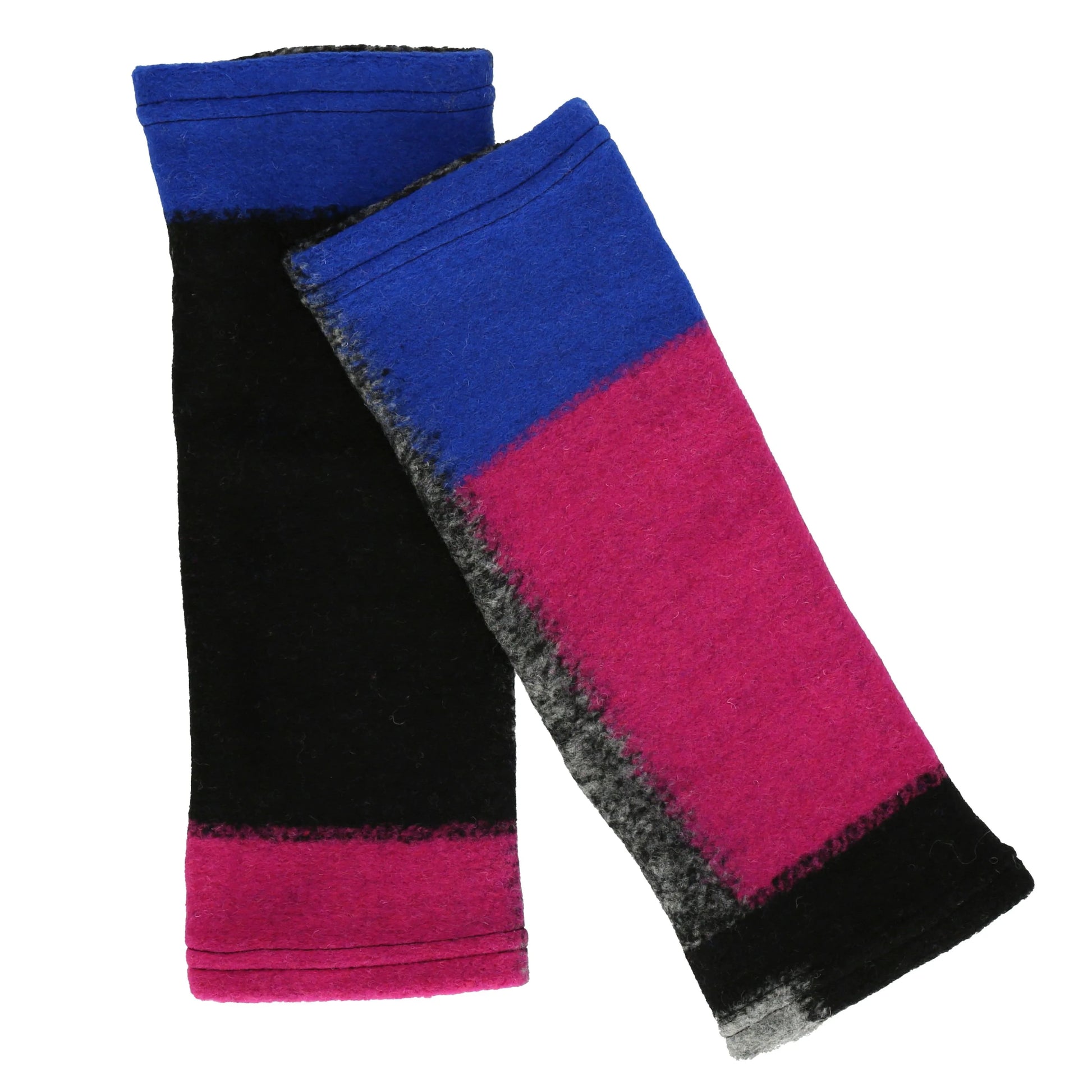  Stulpen von AKH Fashion aus Polyester in gerader Form, 1219.00026, Fuchsia-Blau, Schick