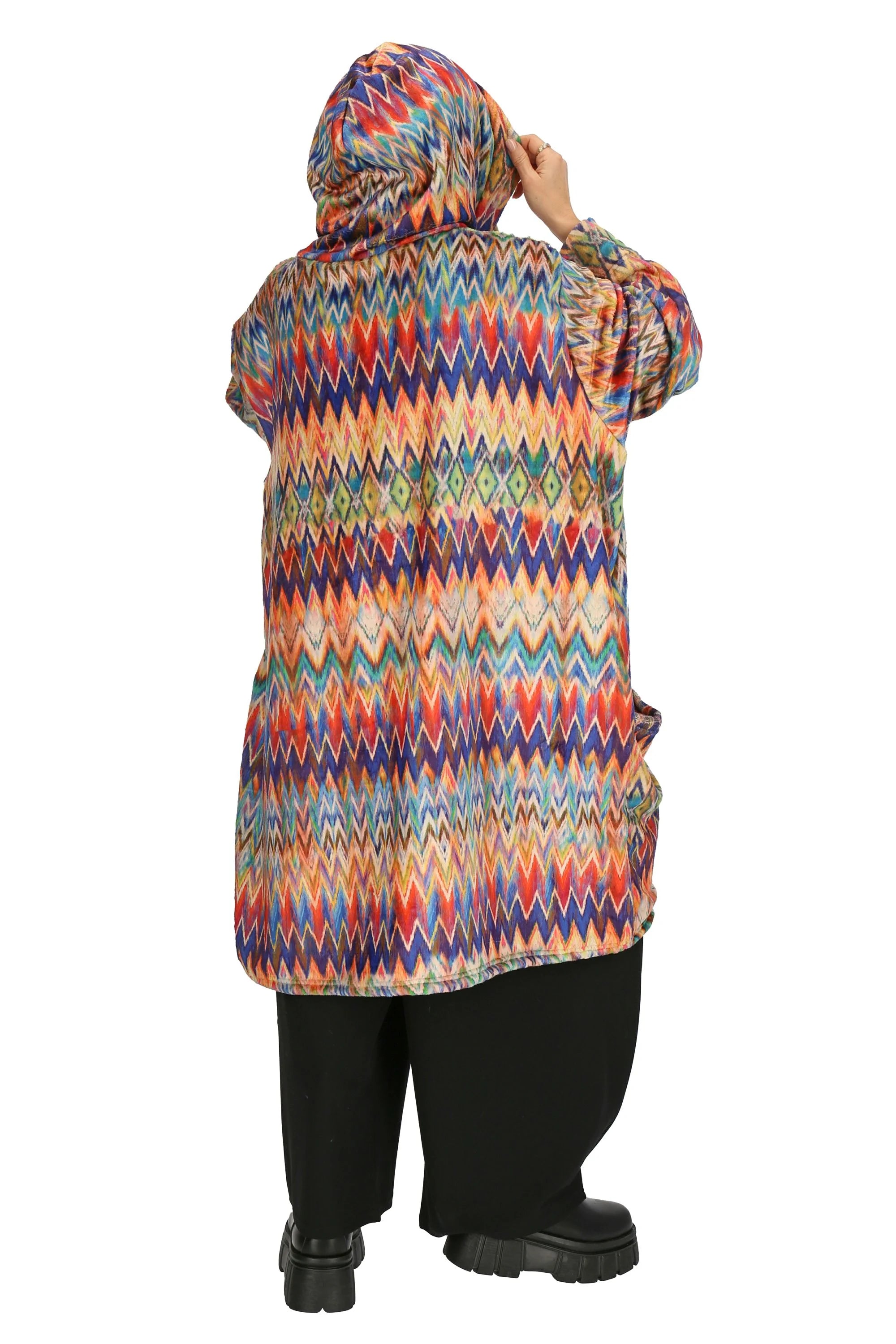  Ballonmantel von AKH Fashion aus Polyester, 1229.06660, Mehrfarbig, Farbmix, Schick
