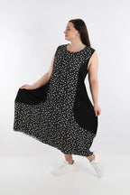 Ballonkleid von AKH Fashion aus Viskose, ausgefallene, zeitlose Lagenlook Mode