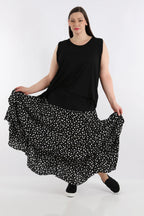Ballonrock von AKH Fashion aus Viskose, ausgefallene, zeitlose Lagenlook Mode