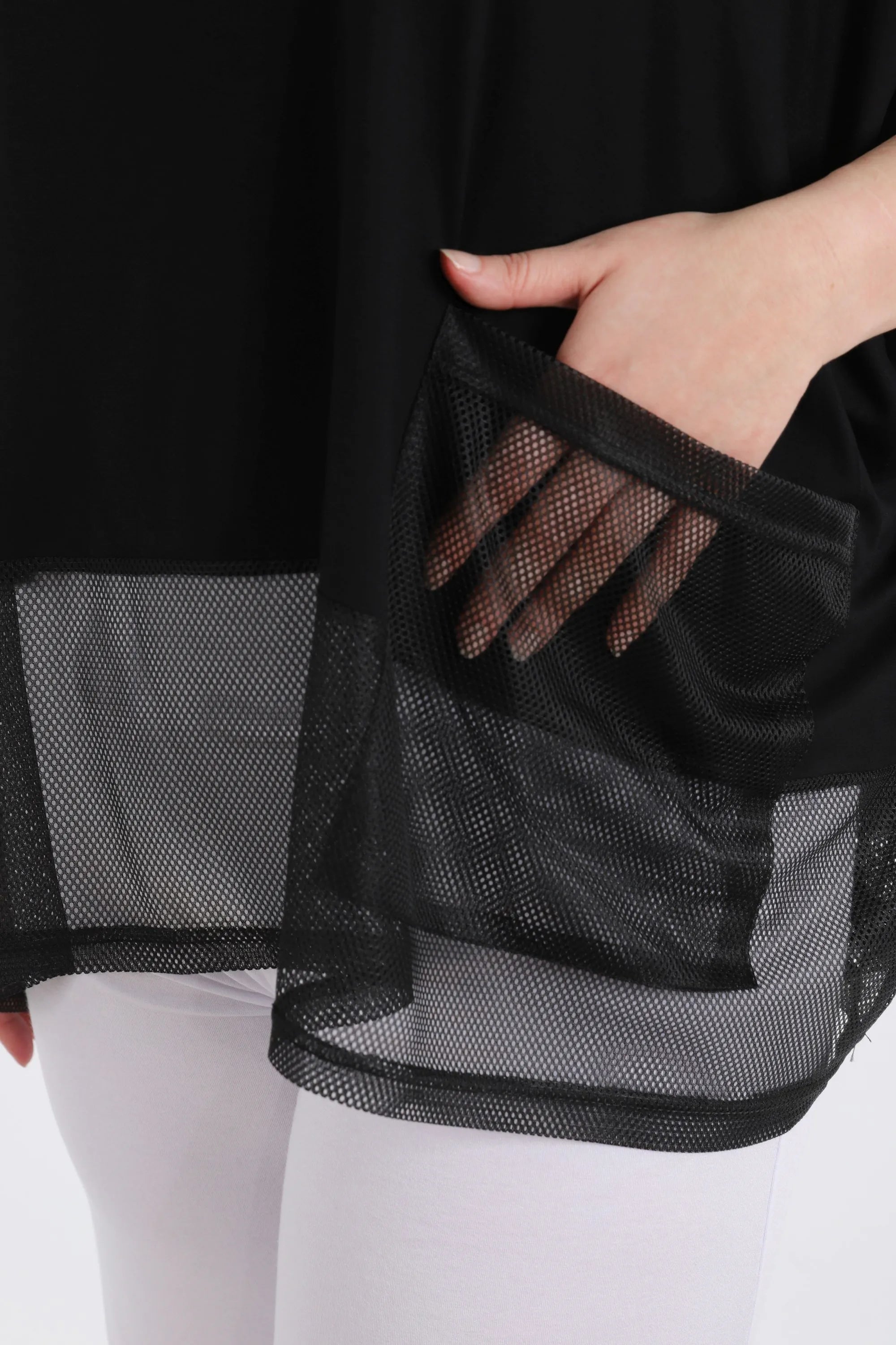  AKH Fashion Bigshirt in kastiger Form, aus Viskose, 1274.06921, Schwarz, Schick, Modern