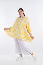 A-Form Shirt von AKH Fashion aus Viskose, ausgefallene, zeitlose Lagenlook Mode