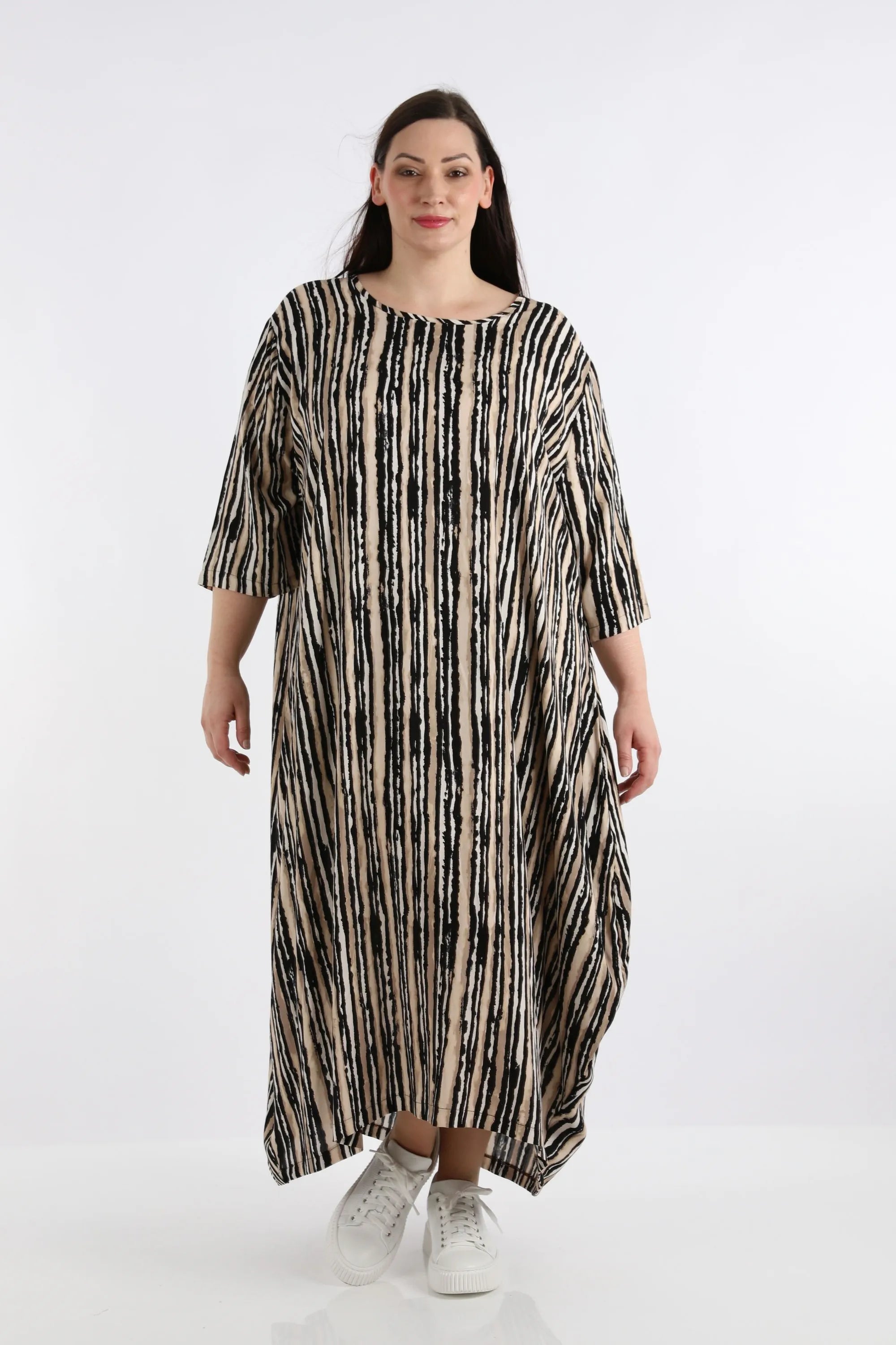 Ballonkleid von AKH Fashion aus Viskose, ausgefallene, zeitlose Lagenlook Mode