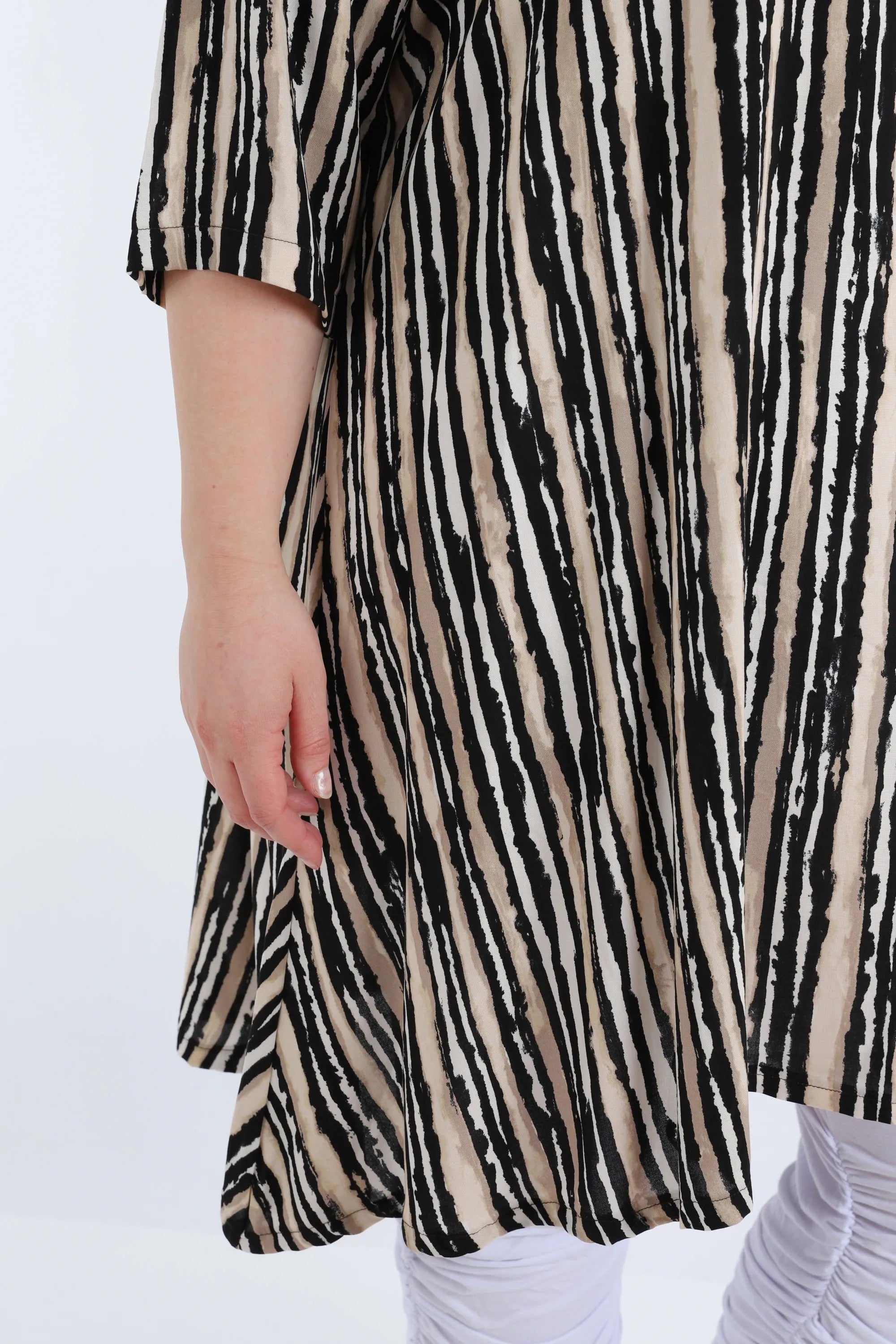 A-Form Shirt von AKH Fashion aus Viskose, ausgefallene, zeitlose Lagenlook Mode