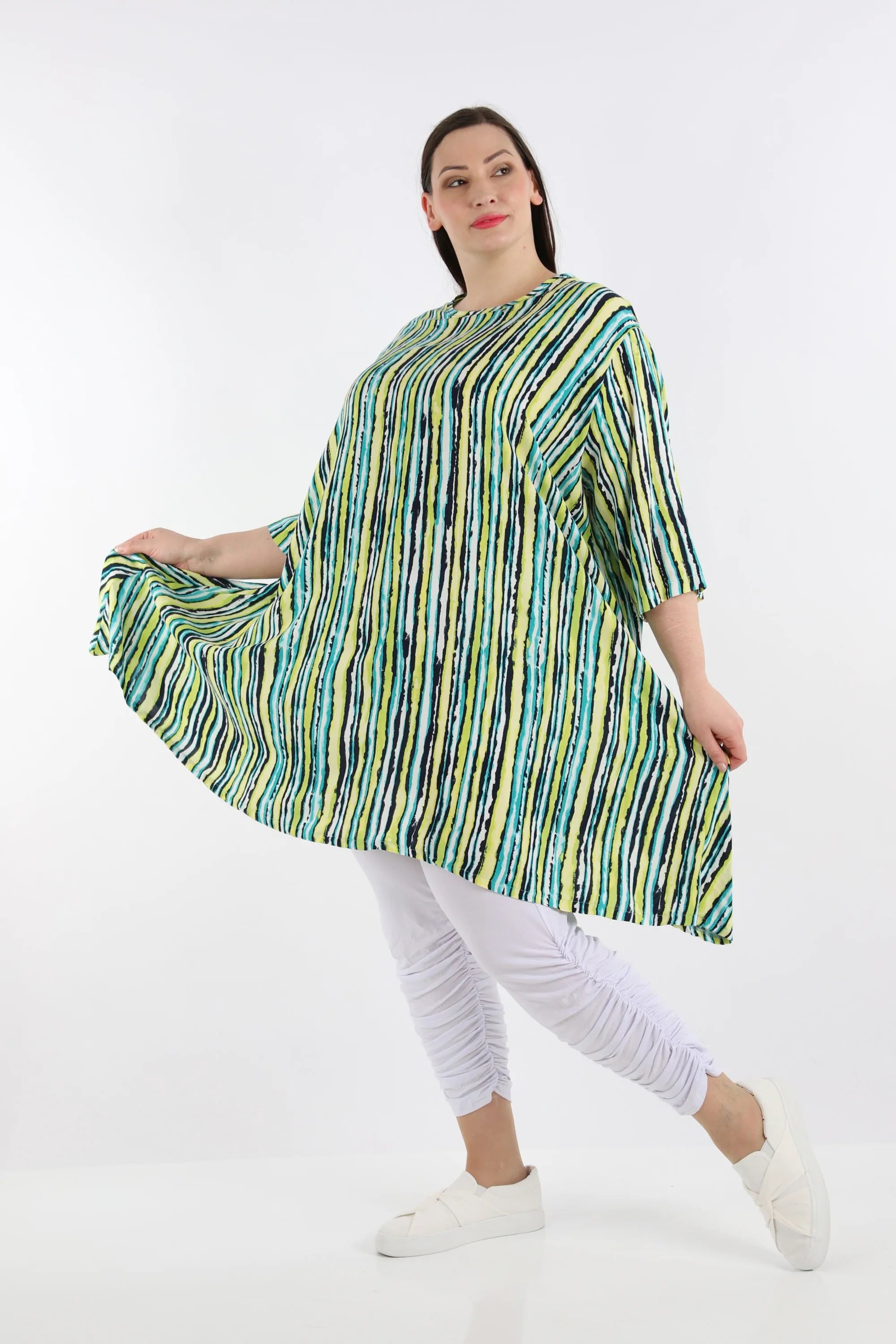 A-Form Shirt von AKH Fashion aus Viskose, ausgefallene, zeitlose Lagenlook Mode