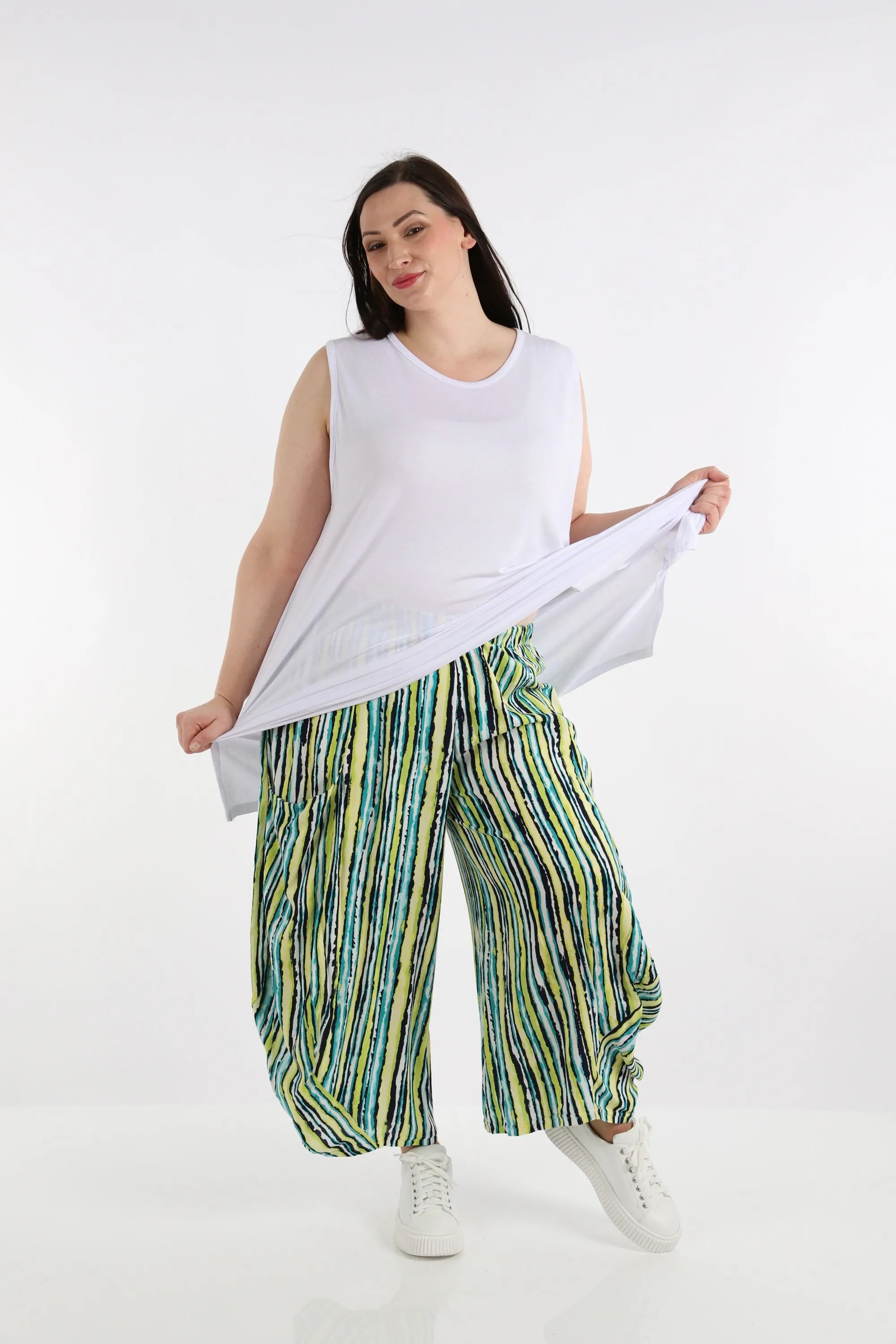 Ballonhose von AKH Fashion aus Viskose, ausgefallene, zeitlose Lagenlook Mode