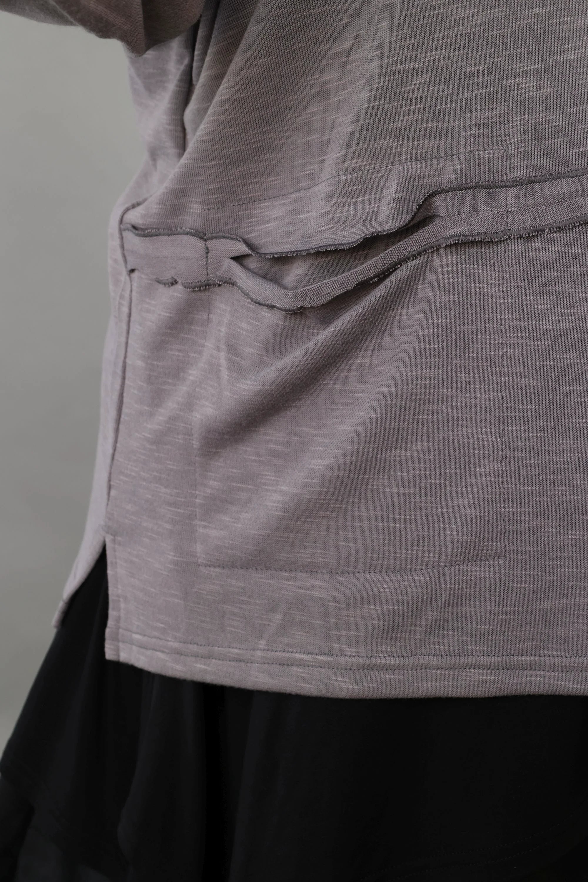  AKH Premium Bigshirt in gerader Form, aus Viskose, P1008.7130, Hellgrau, Ausgefallen, Zeitlos