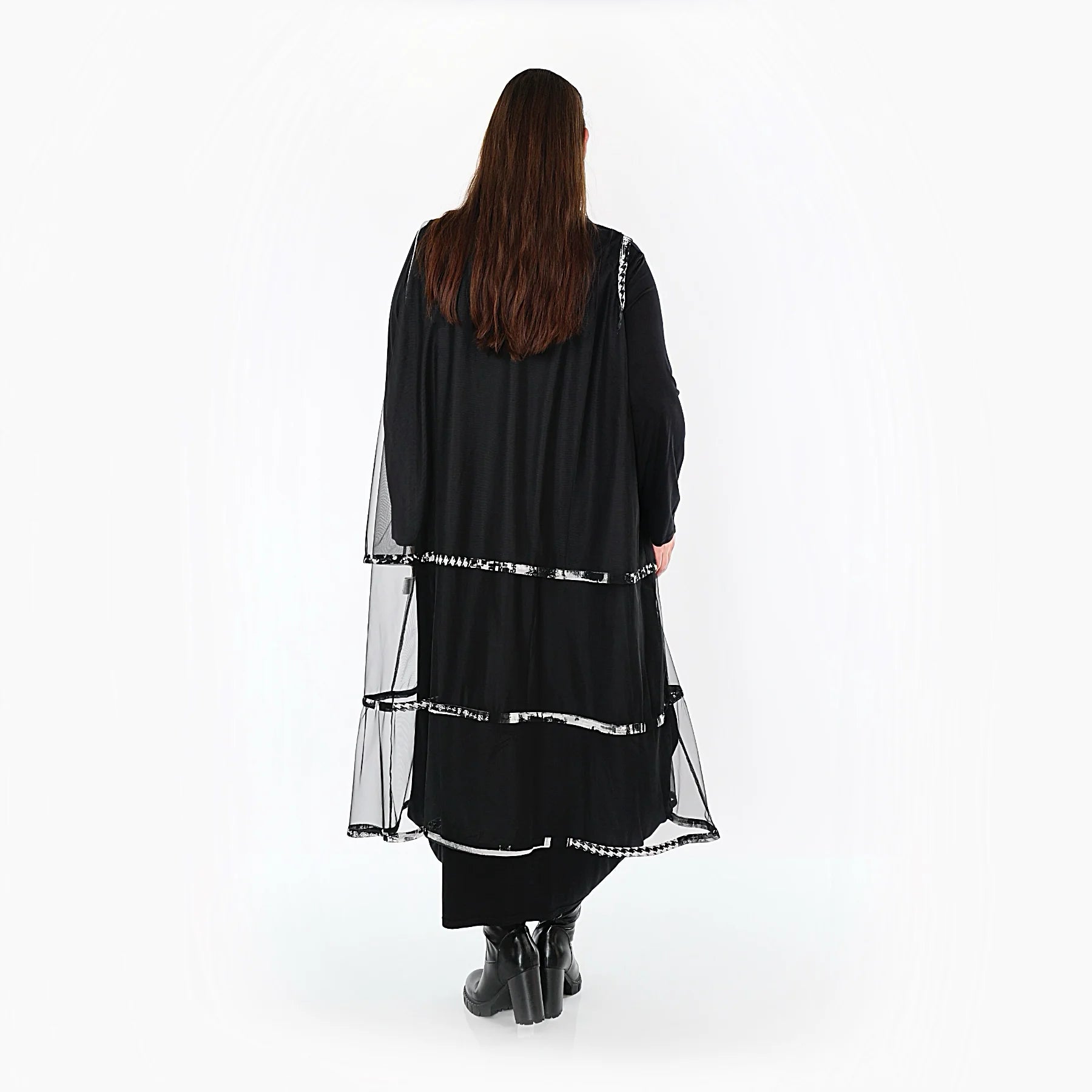  AKH Premium Bluse in gerader Form, aus Viskose, P1011.7136, Weiß/Grau, Kringel, Schick
