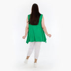  A-Form Top von AKH Fashion aus Viskose, 1233.03071, Grün, Schick, Modern, Bequem