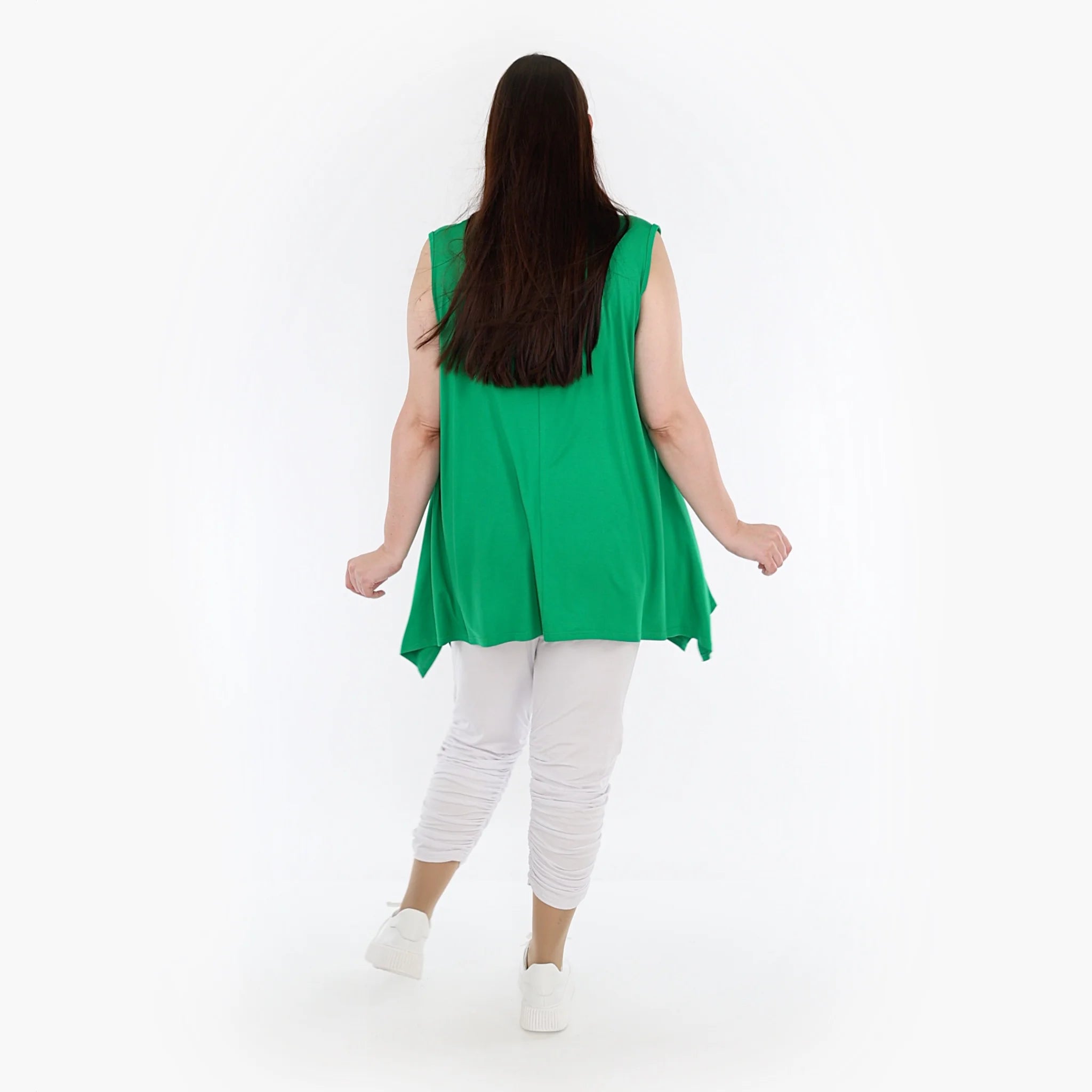  A-Form Top von AKH Fashion aus Viskose, 1233.03071, Grün, Schick, Modern, Bequem