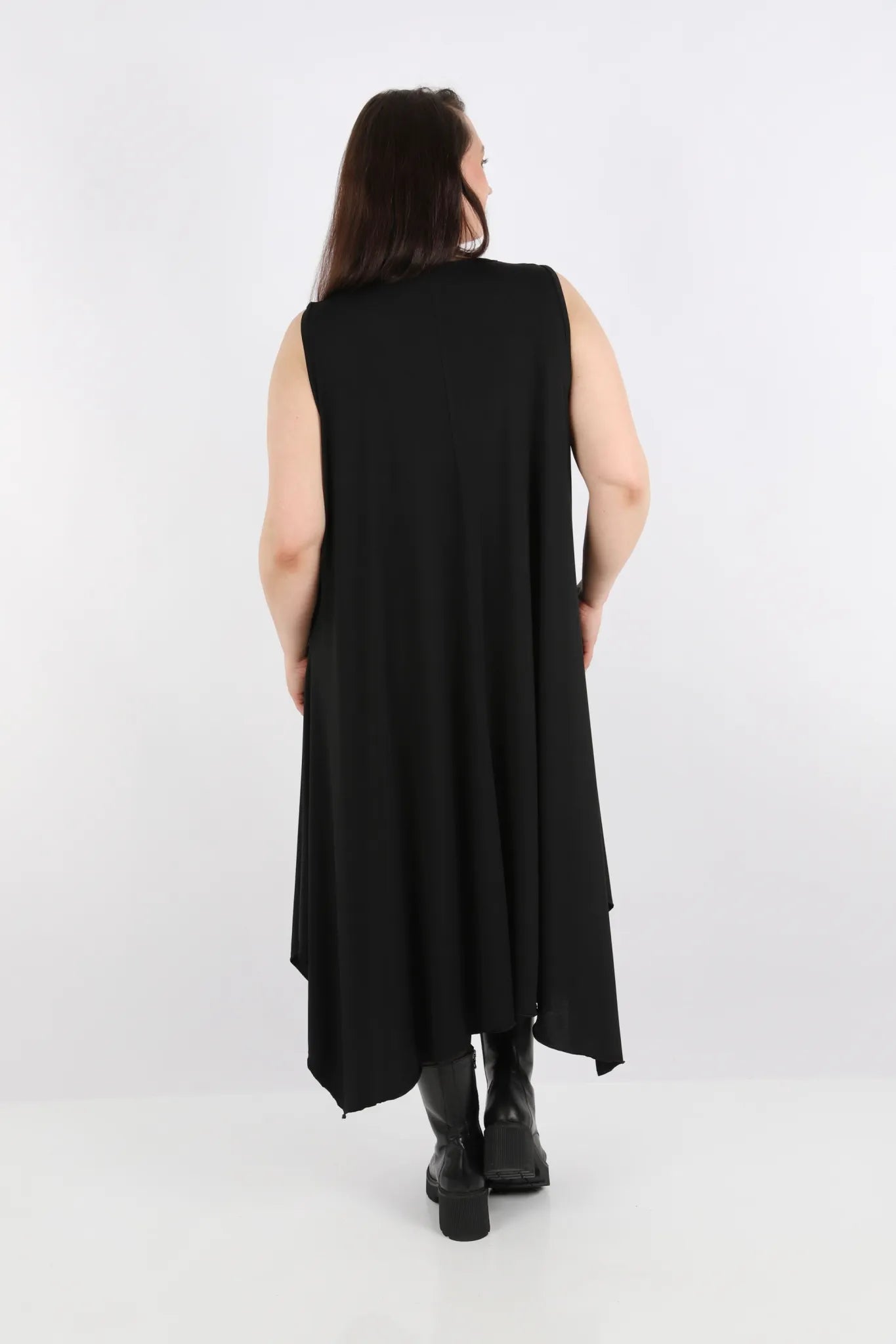 A-Form Tunika von AKH Fashion aus Viskose, 1233.05927, Schwarz, Ausgefallen, Zeitlos