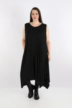 A-Form Tunika von AKH Fashion aus Viskose, 1233.05927, Schwarz, Ausgefallen, Zeitlos