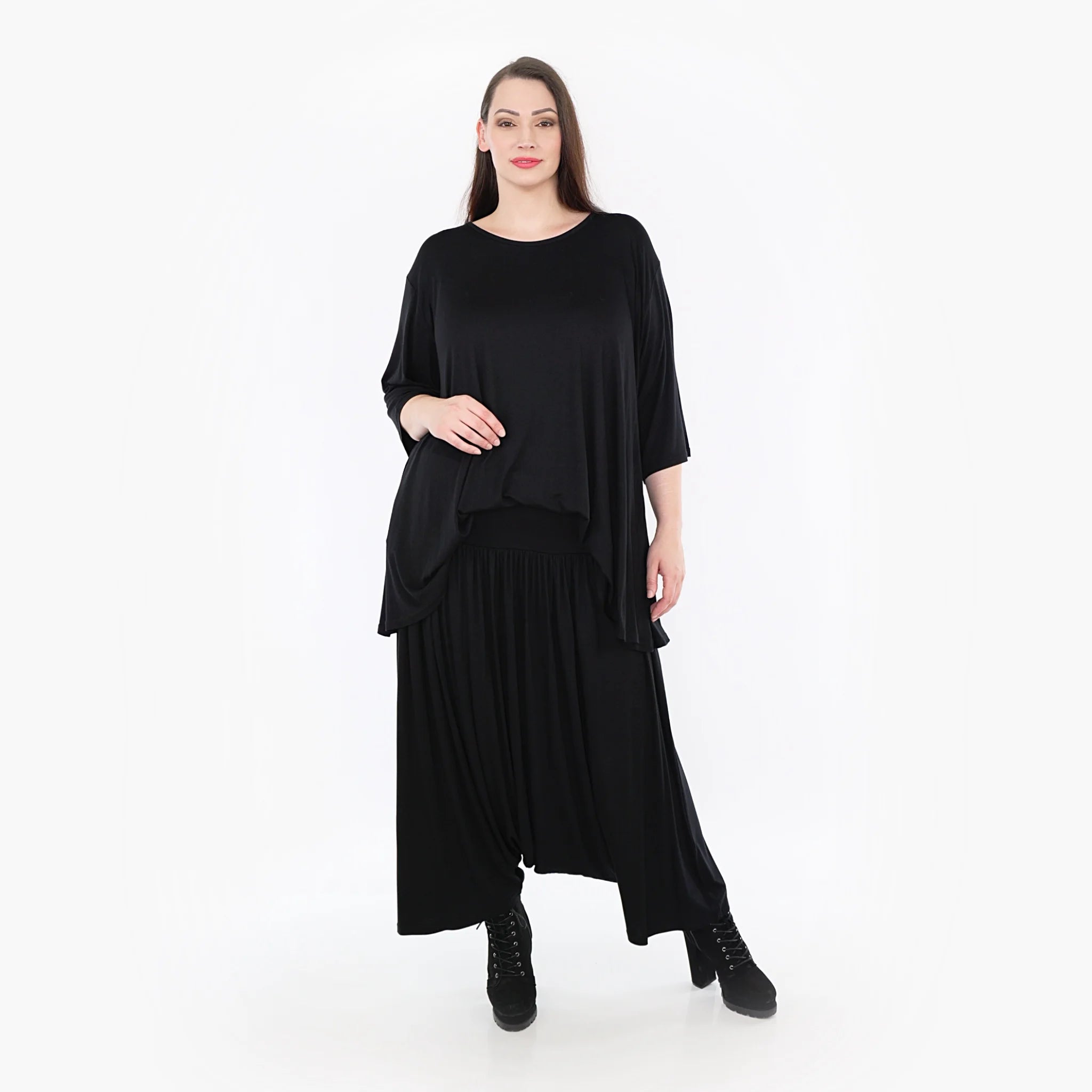  Ballonrock von AKH Fashion aus Viskose, 1233.06944, Schwarz, Schick, Modern, Bequem