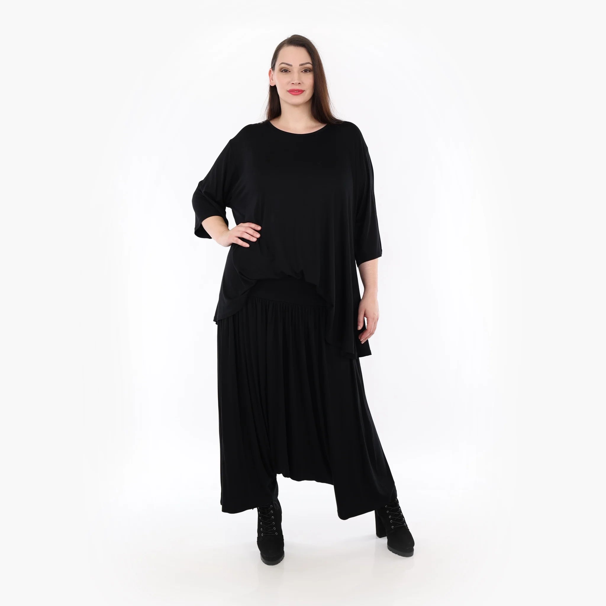  Ballonrock von AKH Fashion aus Viskose, 1233.06945, Schwarz, Schick, Modern, Bequem