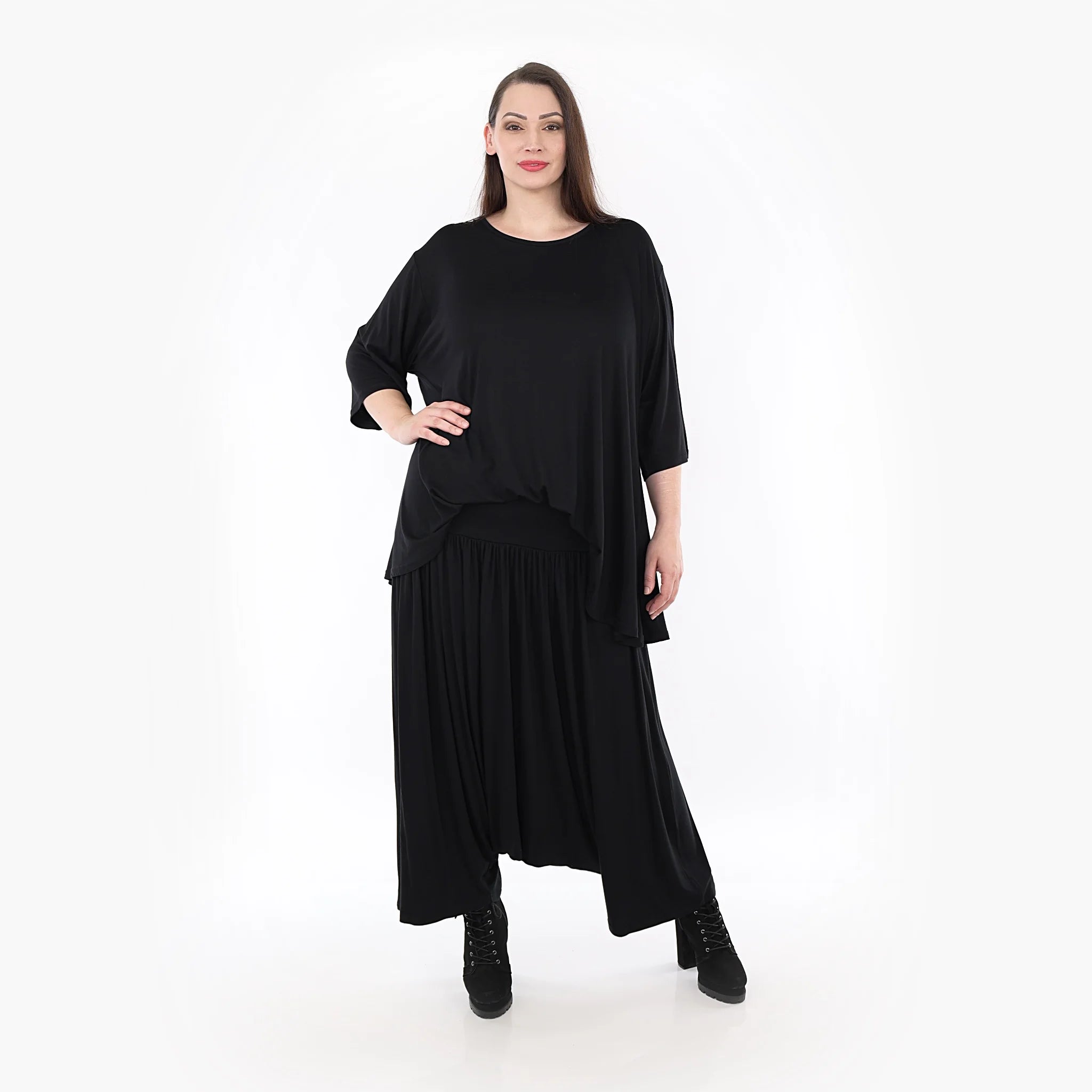  Ballonrock von AKH Fashion aus Viskose, 1233.06945, Schwarz, Schick, Modern, Bequem