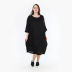  Ballonkleid von AKH Fashion aus Viskose, 1269.06943, Schwarz, Schick, Modern, Bequem