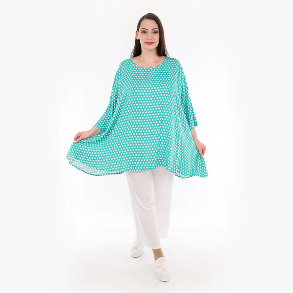A-Form Shirt von AKH Fashion aus Viskose, ausgefallene, zeitlose Lagenlook Mode