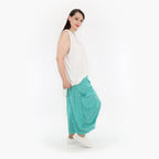  Ballonhose von AKH Fashion aus Viskose, 1273.08069, Mint-Weiß, Schick, Modern, Bequem