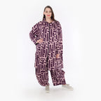  AKH Fashion Mantel in Vokuhila-Form, aus Viskose, 1318.02276, Beere-Rosa, Schick, Modern