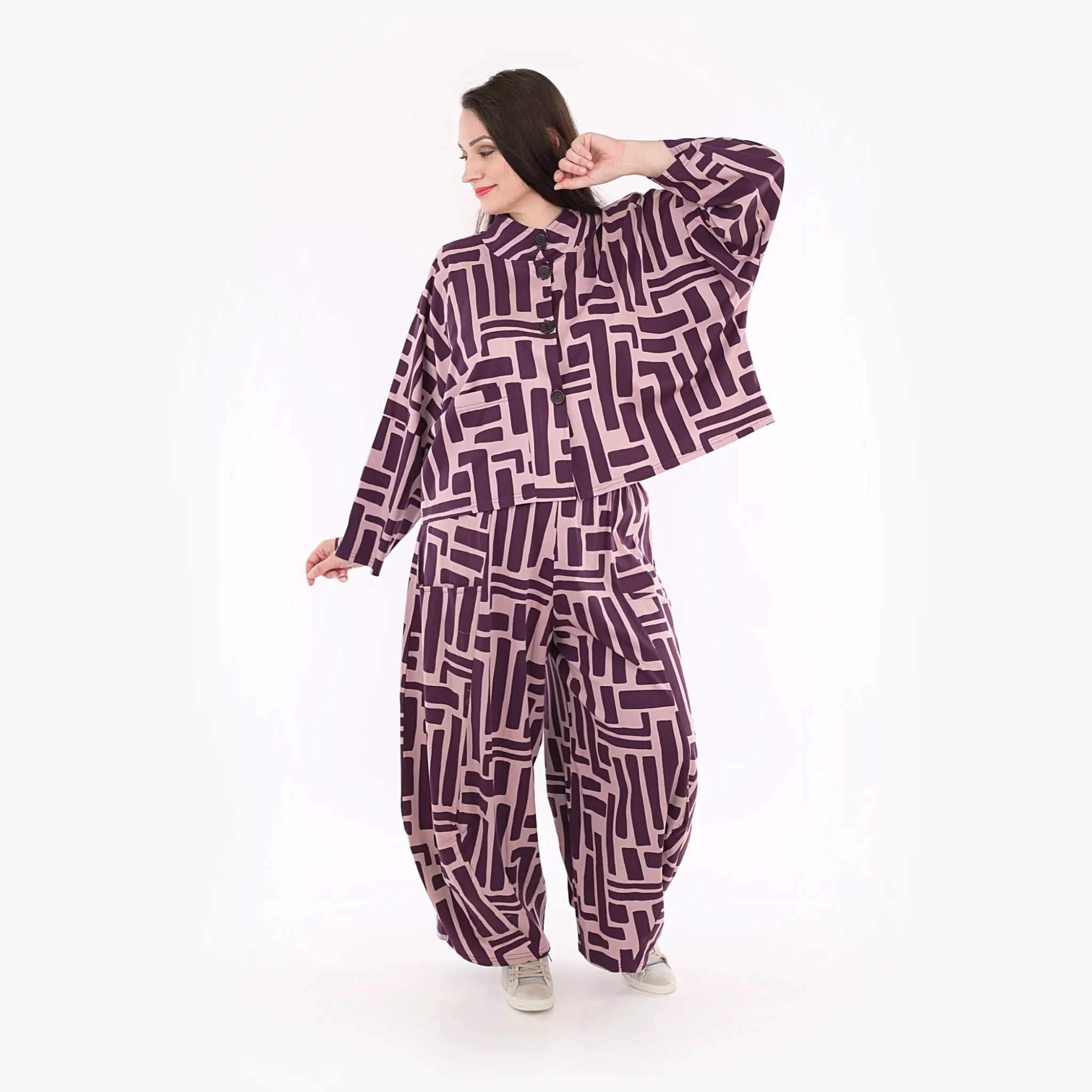 Ballonhose von AKH Fashion aus Viskose, ausgefallene, zeitlose Lagenlook Mode