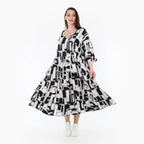Ballonkleid von AKH Fashion aus Viskose, ausgefallene, zeitlose Lagenlook Mode