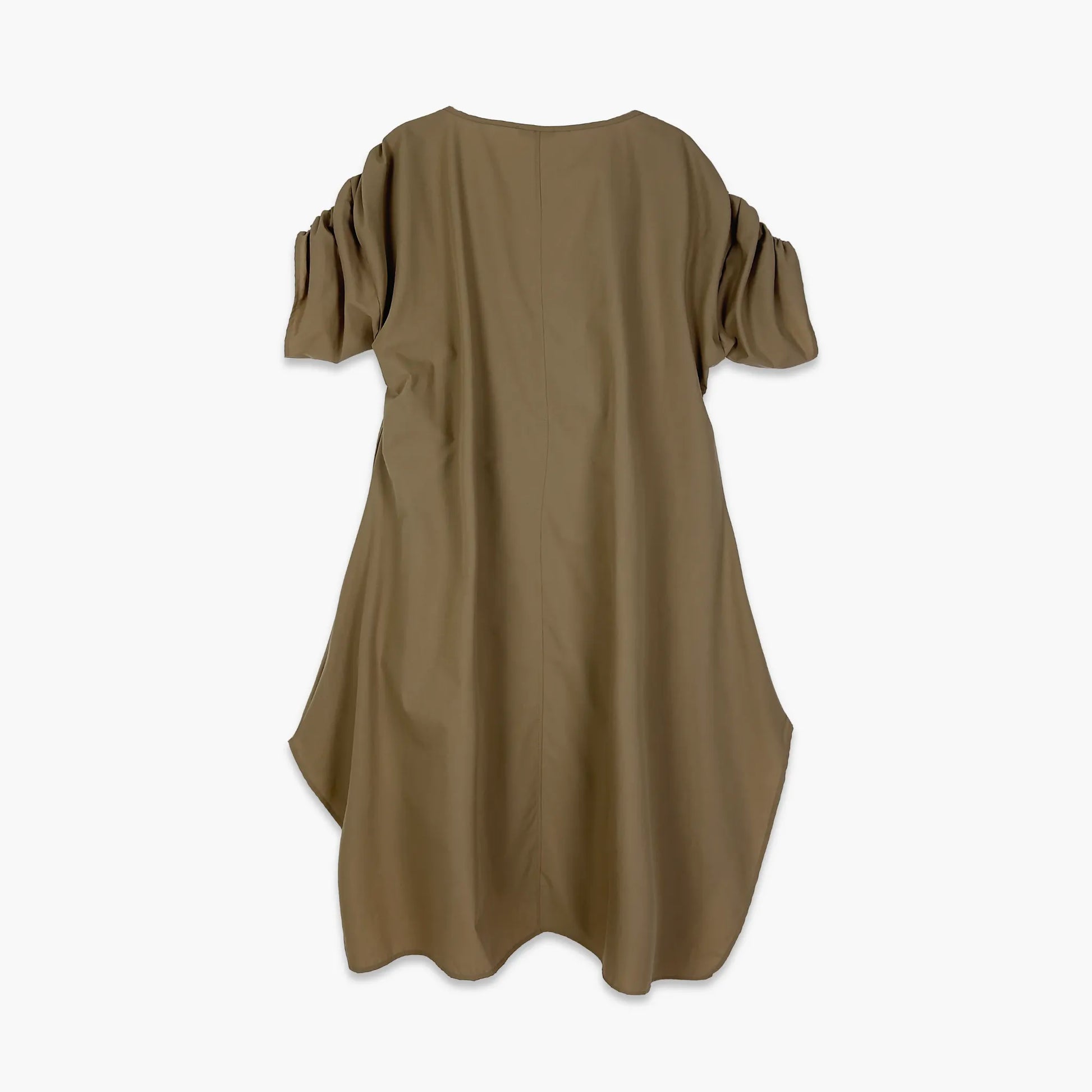  Ballonkleid von CN-G aus Baumwolle, 1550, Beige, Schick, Modern, Bequem
