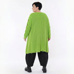 A-Form Bigshirt von AKH Premium aus Baumwolle, P1032.2603, NeonGrün, Ausgefallen, Zeitlos