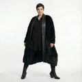  Ballonmantel von AKH Premium aus Polyester, P1029.7176, Schwarz, Raute, Ausgefallen