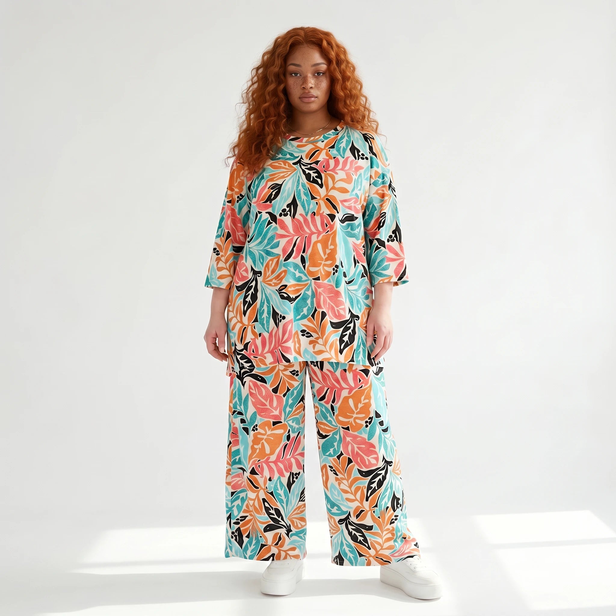 Zeitlos elegantes Lagenlook Oversize Shirt in schmeichelnder A-Form, weich fließend, Mehrfarbig