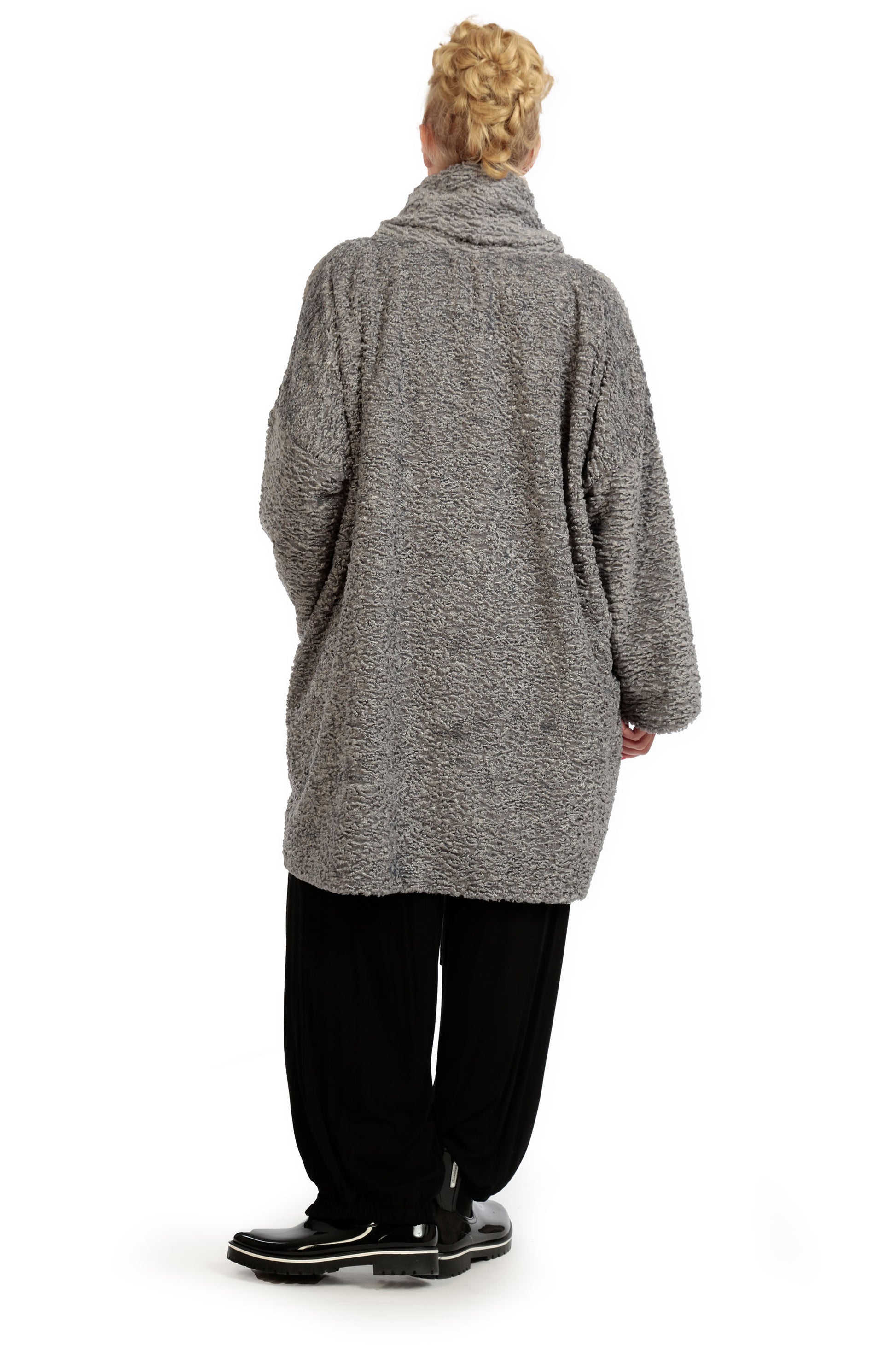  Bigshirt von AKH Fashion aus Polycarbonat in gerader Form, 1146.06827, Hellgrau, Ausgefallen