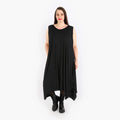  A-Form Tunika von AKH Fashion aus Materialmix, 1313.05927, Schwarz, Schick, Modern, Bequem