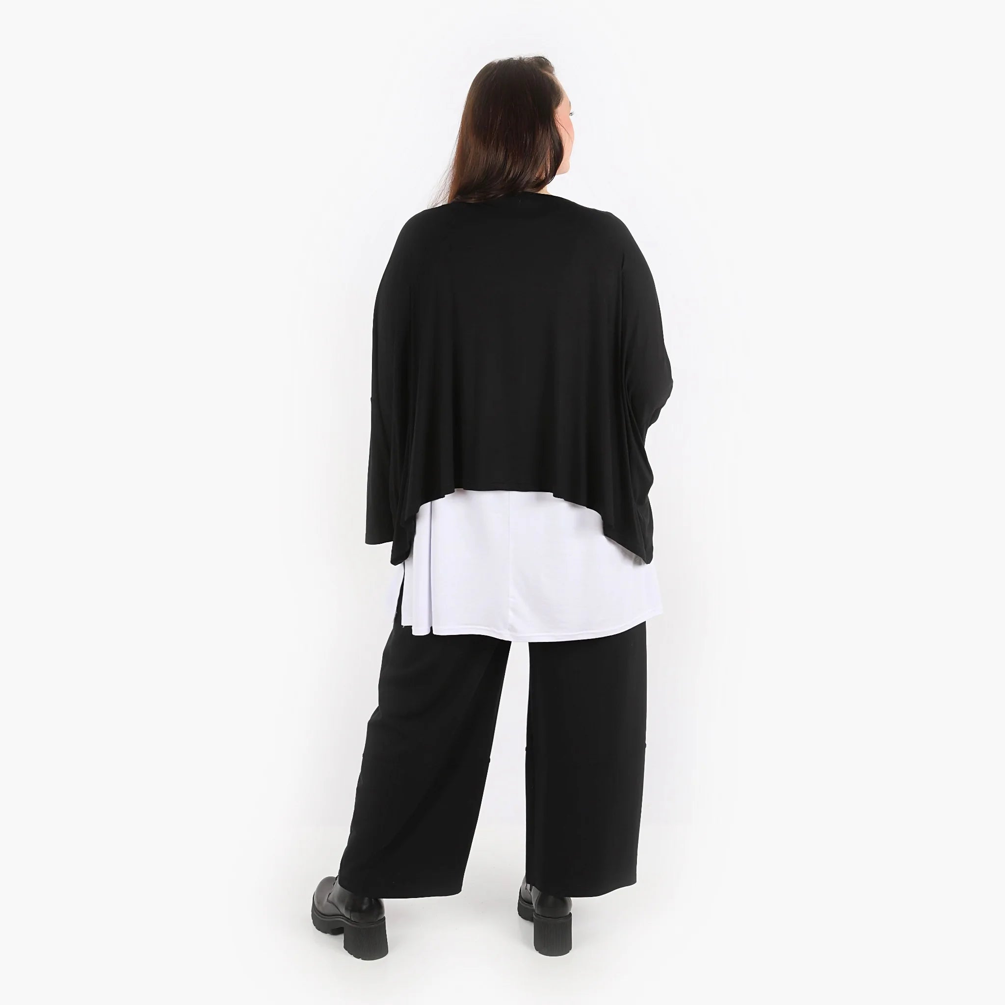  AKH Fashion Hose in gerader Form, aus Viskose, 1312.00122, Schwarz, Schick, Modern, Bequem