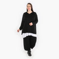  A-Form Shirt von AKH Fashion aus Viskose, 1312.03073, Schwarz, Schick, Modern, Bequem