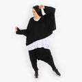  AKH Fashion Überwurf in kastiger Form, aus Viskose, 1312.06048, Schwarz, Schick, Modern