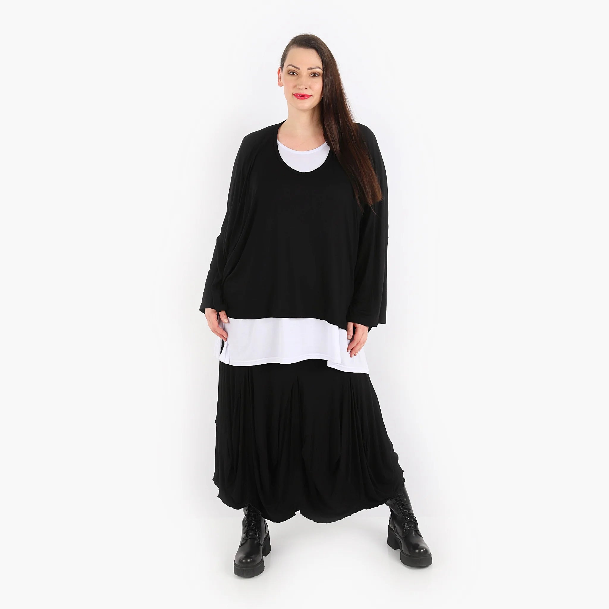  Ballonrock von AKH Fashion aus Viskose, 1312.08011, Schwarz, Schick, Modern, Bequem