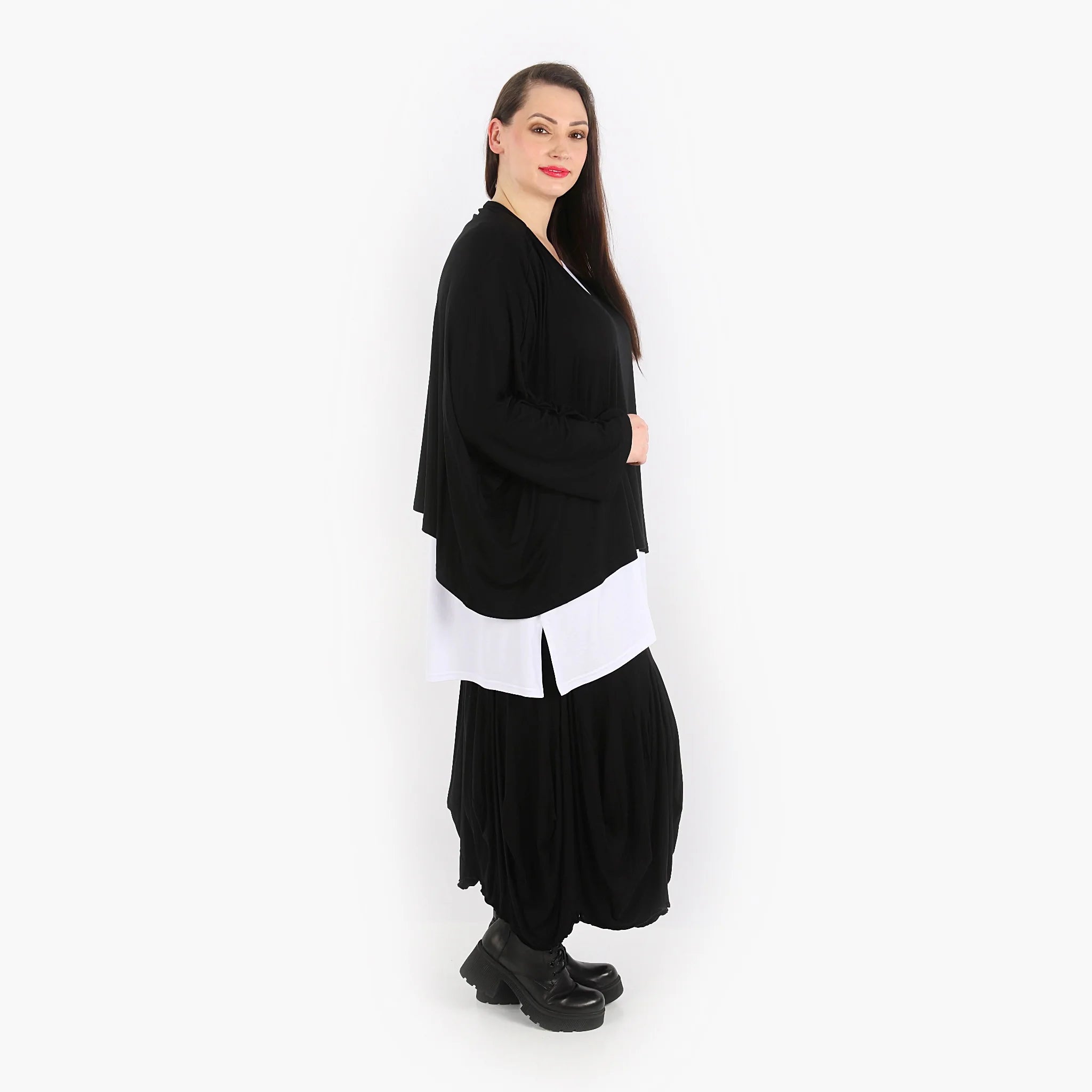  Ballonrock von AKH Fashion aus Viskose, 1312.08011, Schwarz, Schick, Modern, Bequem