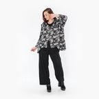  A-Form Jacke von AKH Fashion aus Materialmix, 1375.06939, Dunkelgrau-Grau, Kariert