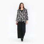  A-Form Jacke von AKH Fashion aus Materialmix, 1375.06939, Dunkelgrau-Grau, Kariert