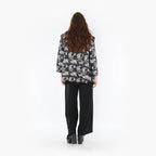  A-Form Jacke von AKH Fashion aus Materialmix, 1375.06939, Dunkelgrau-Grau, Kariert
