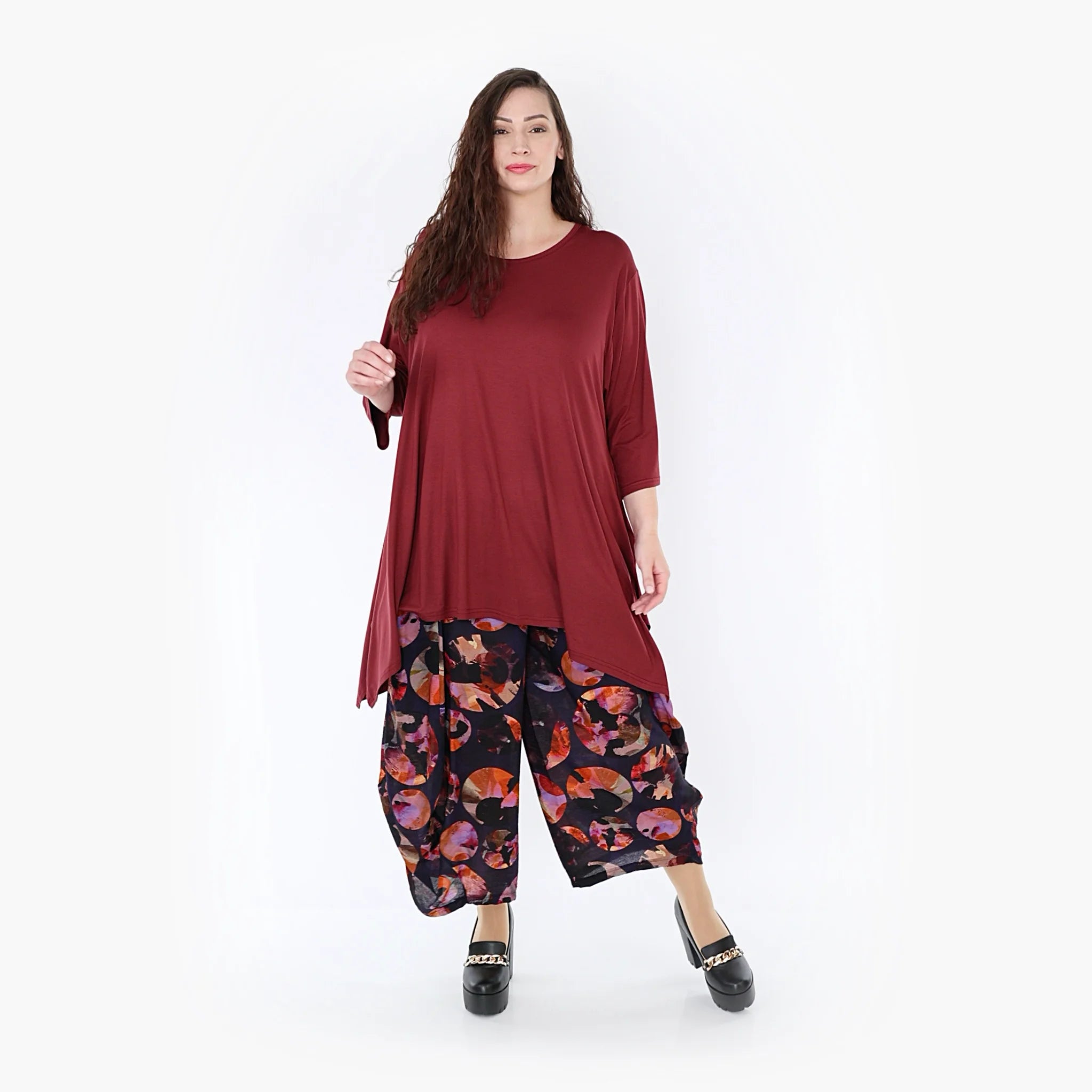 Ballonhose von AKH Fashion aus Viskose, ausgefallene, zeitlose Lagenlook Mode