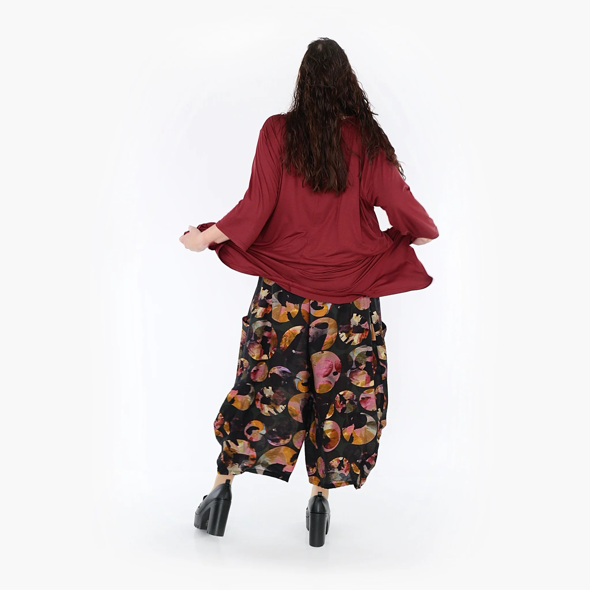 Ballonhose von AKH Fashion aus Viskose, ausgefallene, zeitlose Lagenlook Mode