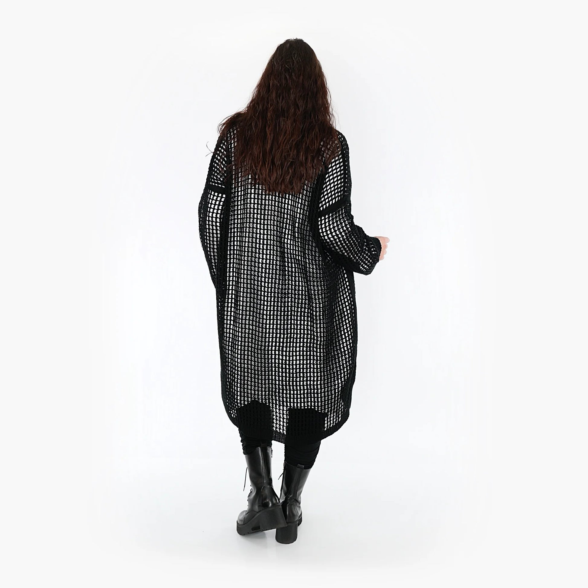  Jacke von AKH Fashion aus Baumwolle in gerundeter Form, 1336.02421, Schwarz, Ausgefallen