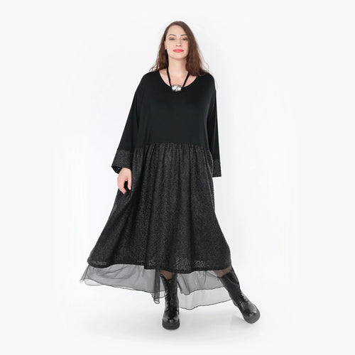  Ballonkleid von AKH Fashion aus Viskose, 1339.06967, Schwarz, Schick, Modern, Bequem