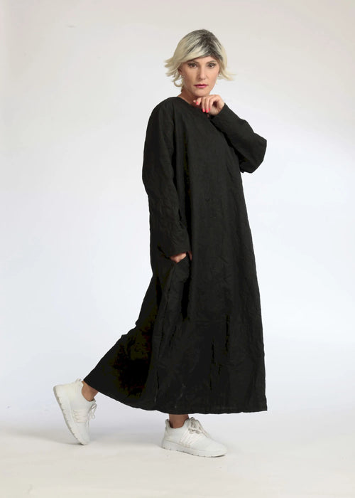 Ballonkleid von AKH Fashion aus Materialmix, ausgefallene, zeitlose Lagenlook Mode