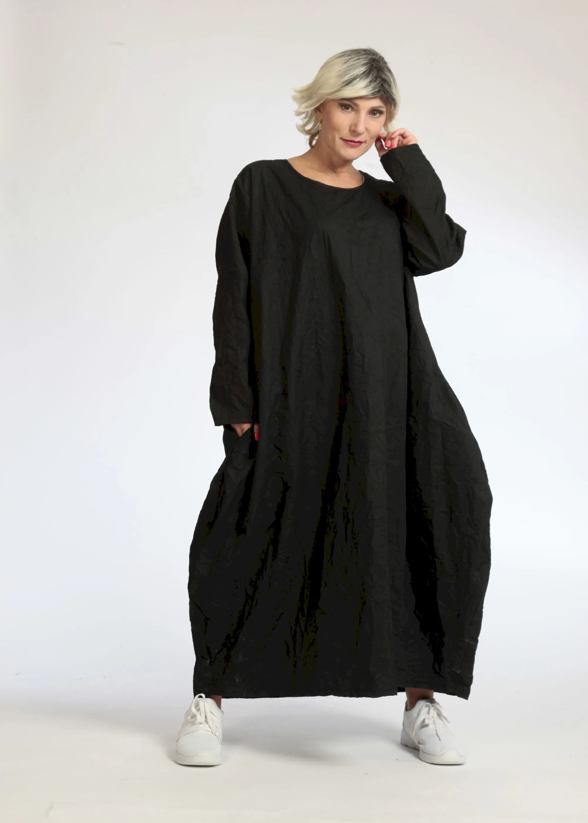 Ballonkleid von AKH Fashion aus Materialmix, ausgefallene, zeitlose Lagenlook Mode