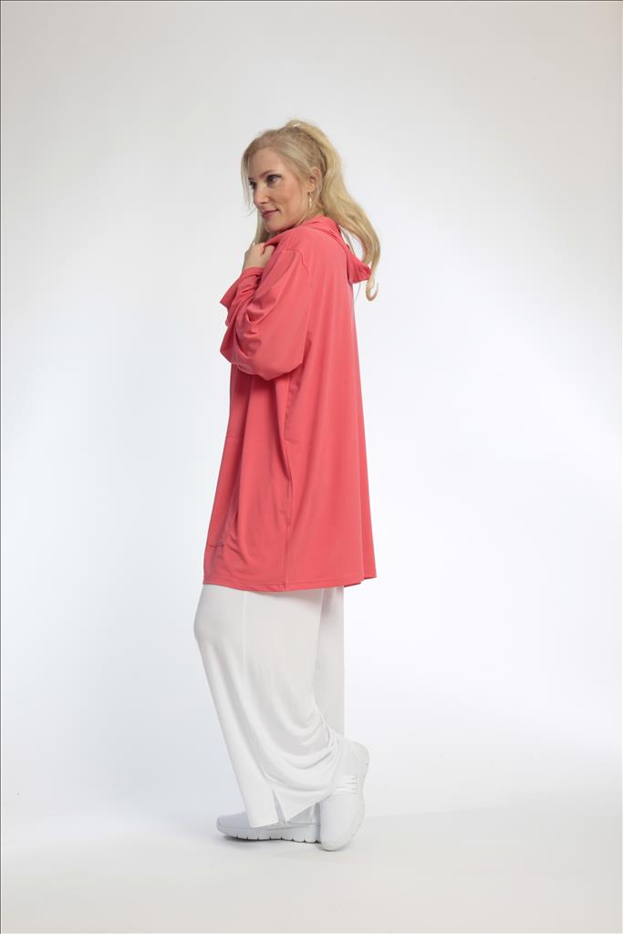  AKH Fashion Jacke in gerader Form, aus Materialmix, 0792.06707, Hummer, Schick, Modern